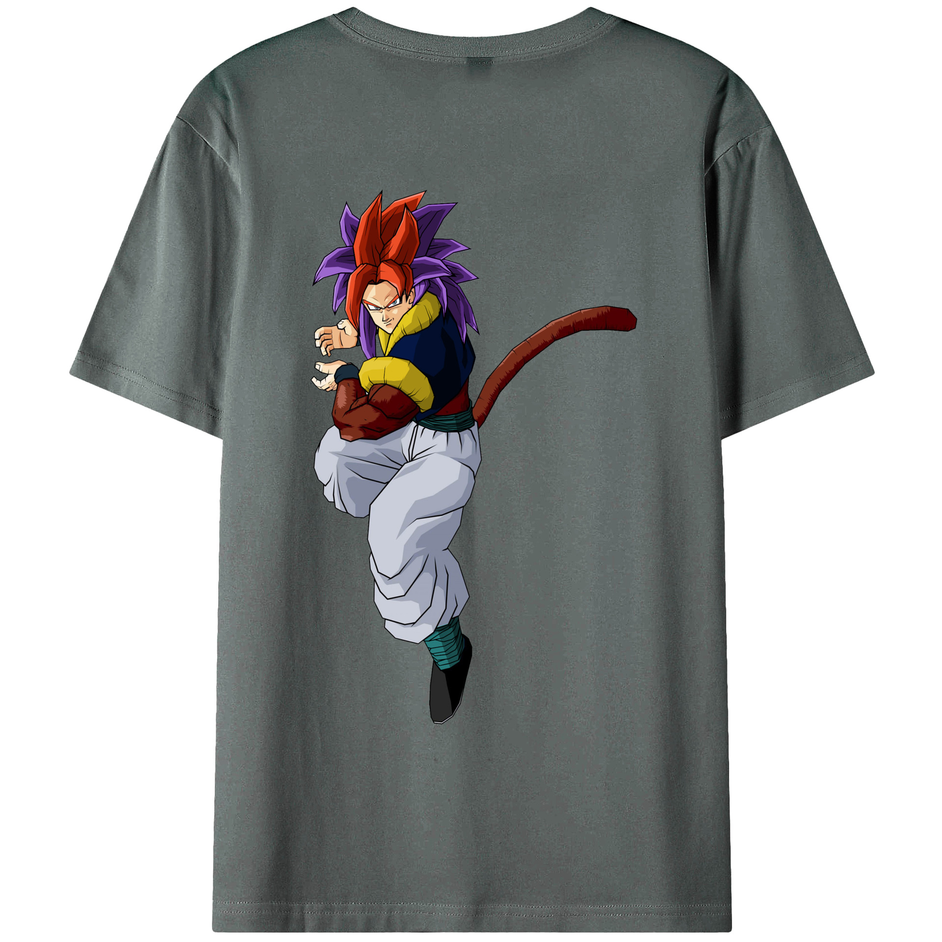 （画像用） ドラゴンボール DRAGON BALL 綿100％ メンズ半袖Tシャツ（バックプリント） 通気性